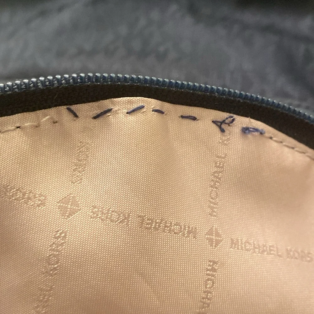 Michael Kors Navy Blue Backpack